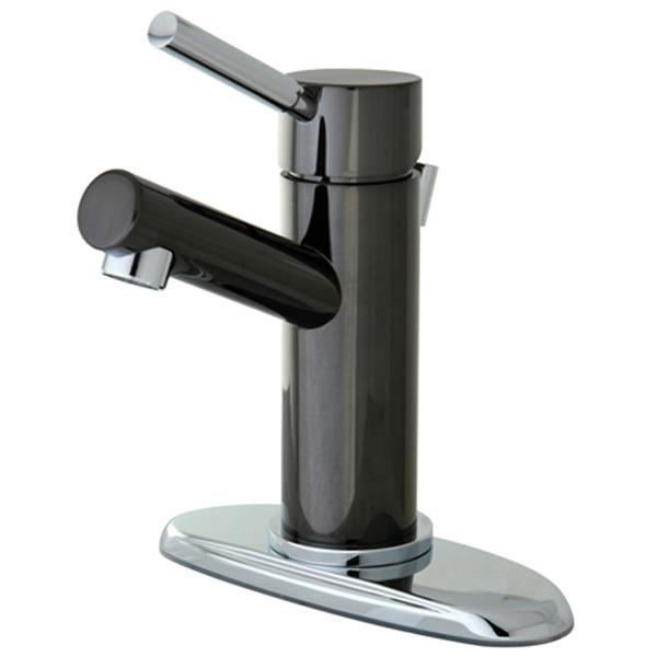 Kingston Brass Water Onyx Single Lever Lavatory Faucet with Brass Pop Up-Bathroom Faucets-Free Shipping-Directsinks.