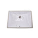 Nantucket Sinks 18-Inch x 13-Inch Undermount Ceramic Sink in White UM-18x13-W