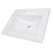 Nantucket Sinks 23" Rectangular Drop-In Vanity Sink for 4" Spread Faucet