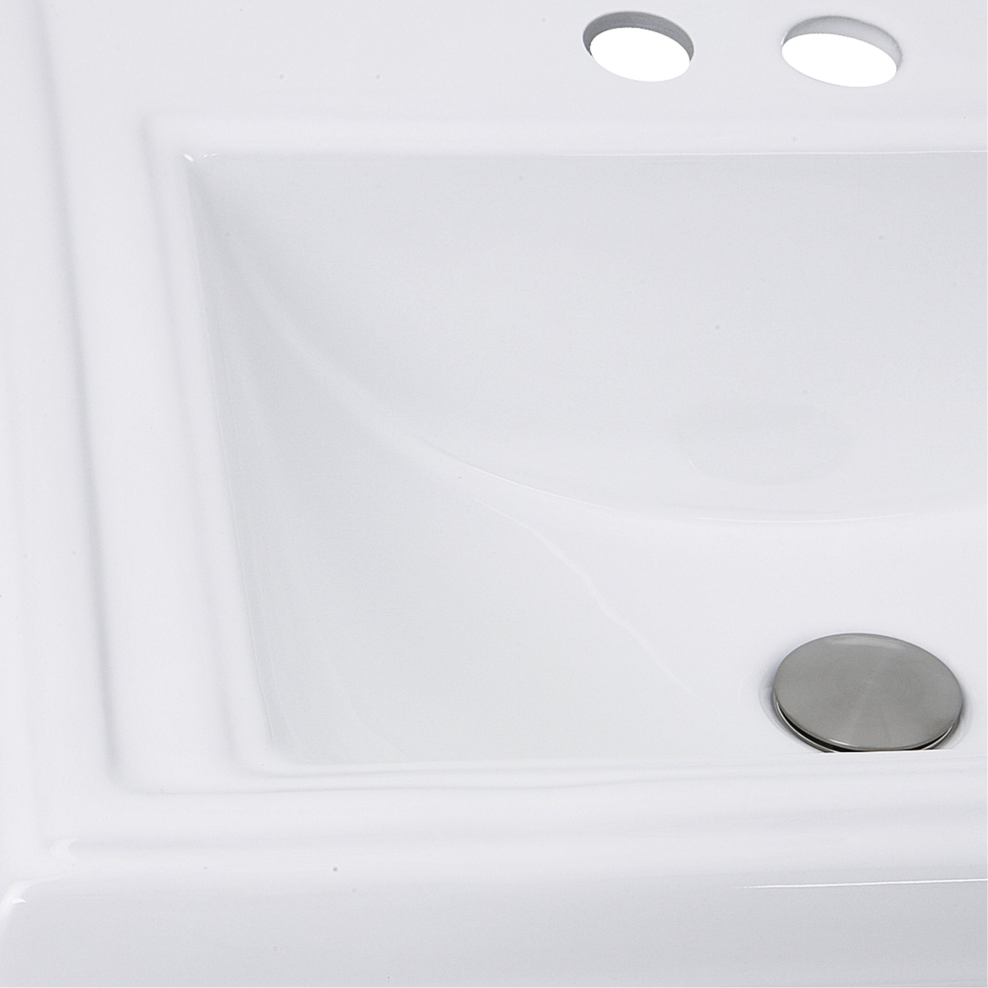 Nantucket Sinks 23" Rectangular Drop-In Vanity Sink for 4" Spread Faucet