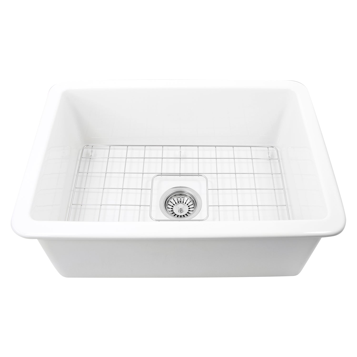 Nantucket Sinks 27" Undermount Fireclay Kitchen Sink Wellfleet-2719W