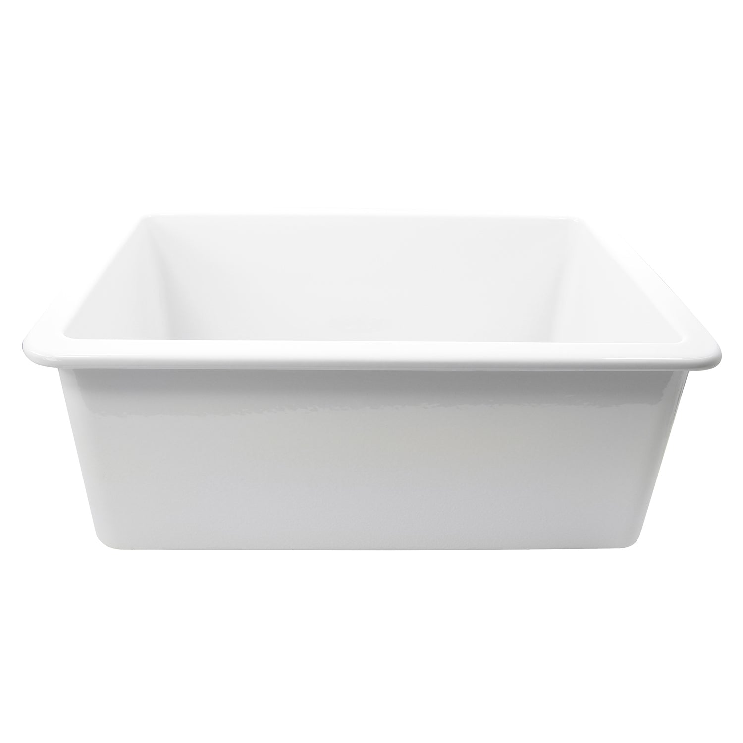 Nantucket Sinks 27" Undermount Fireclay Kitchen Sink Wellfleet-2719W