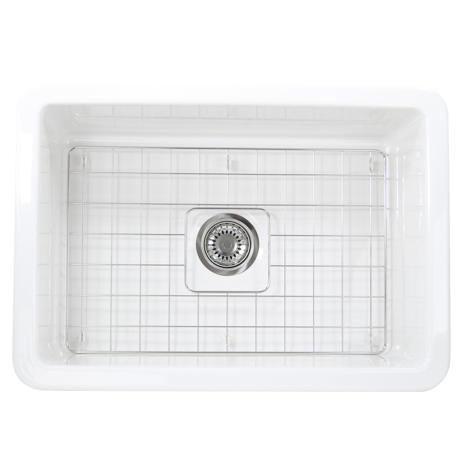 Nantucket Sinks 27" Undermount Fireclay Kitchen Sink Wellfleet-2719W