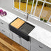 Nantucket Sinks 30" Composite Farmhouse Sink | Metallic Black