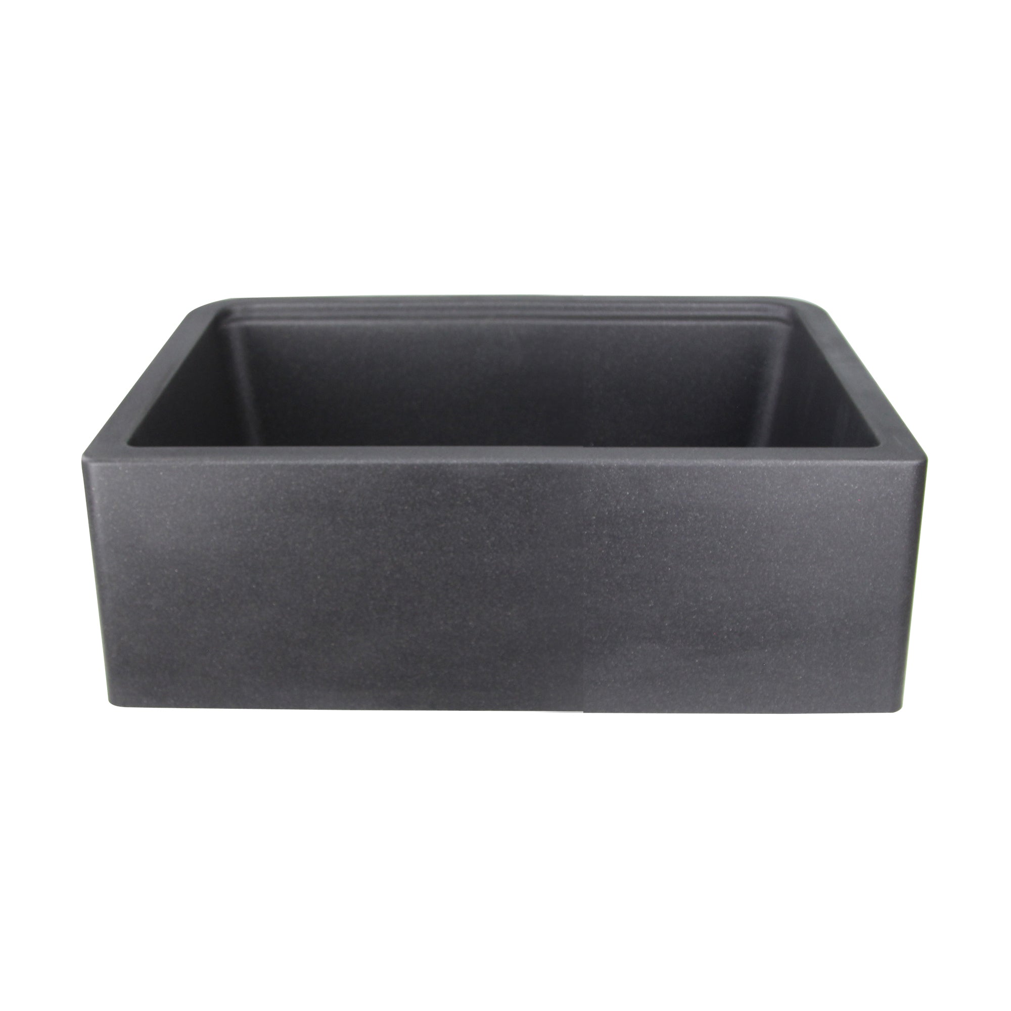 Nantucket Sinks 30" Composite Farmhouse Sink | Metallic Black