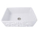 Nantucket Sinks 30" Farmhouse Fireclay Sink with Filigree Apron