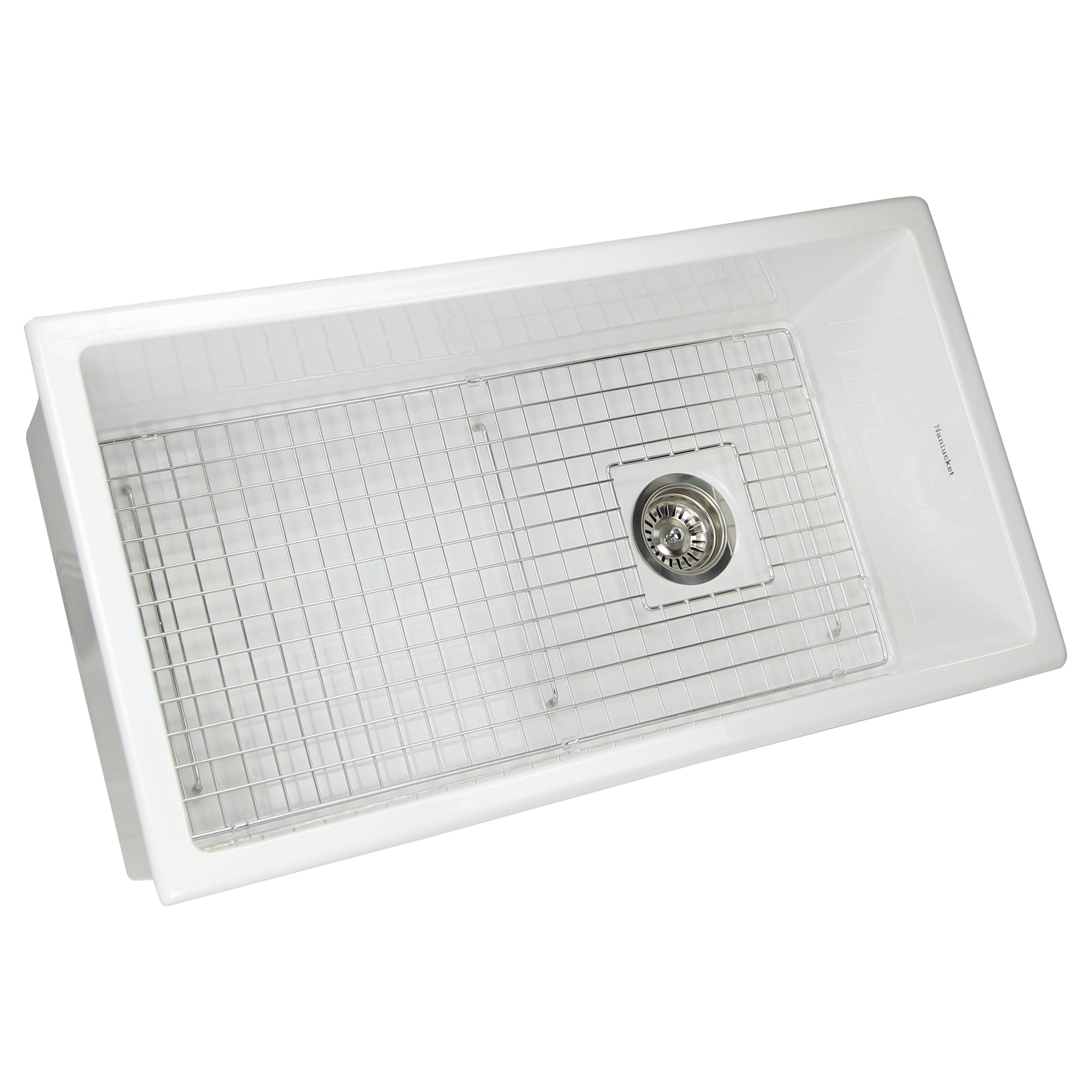 Nantucket Sinks 34" Undermount Fireclay Kitchen Sink