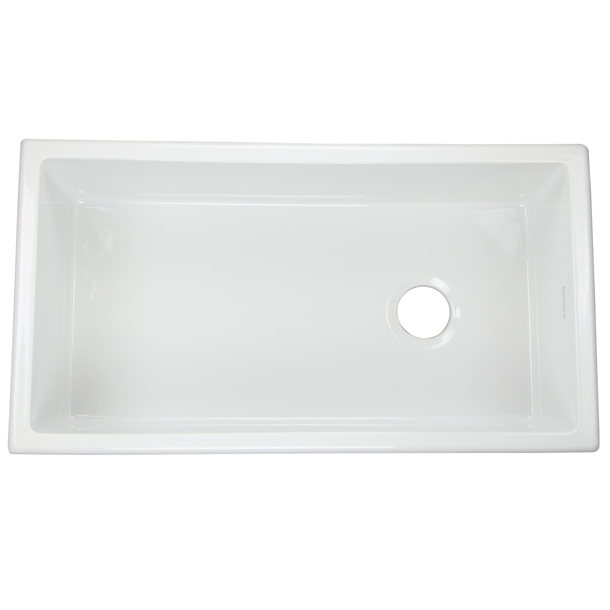 Nantucket Sinks 34" Undermount Fireclay Kitchen Sink