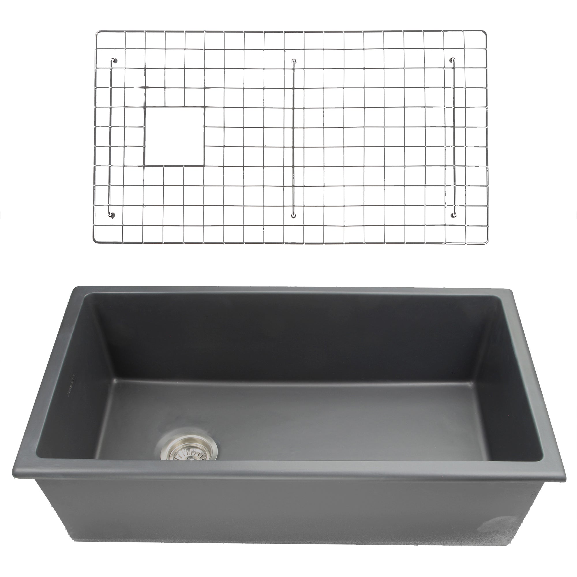 Nantucket Sinks 34" Undermount Fireclay Kitchen Sink