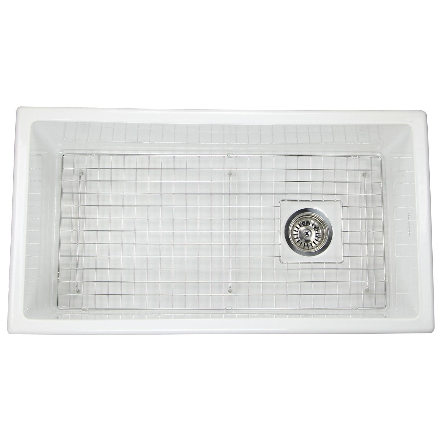Nantucket Sinks 34" Undermount Fireclay Kitchen Sink
