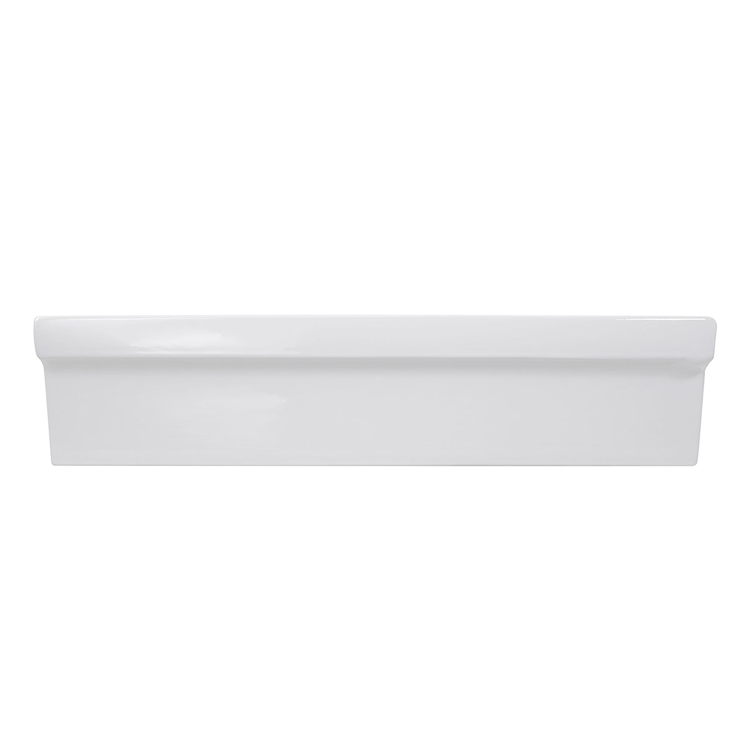Nantucket Sinks 35.5-Inch Rectangular Italian Fireclay Vessel Sink