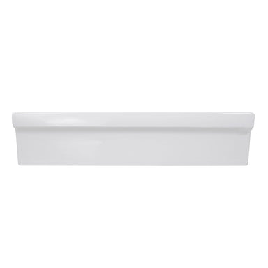 Nantucket Sinks 35.5-Inch Rectangular Italian Fireclay Vessel Sink