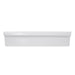 Nantucket Sinks 35.5-Inch Rectangular Italian Fireclay Vessel Sink