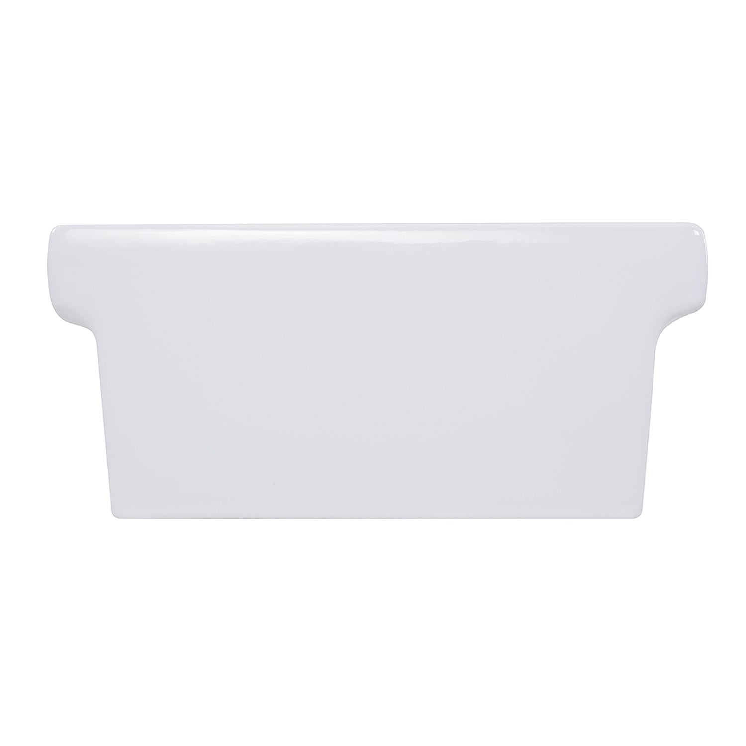 Nantucket Sinks 35.5-Inch Rectangular Italian Fireclay Vessel Sink