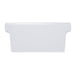 Nantucket Sinks 35.5-Inch Rectangular Italian Fireclay Vessel Sink