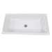 Nantucket Sinks 35.5-Inch Rectangular Italian Fireclay Vessel Sink