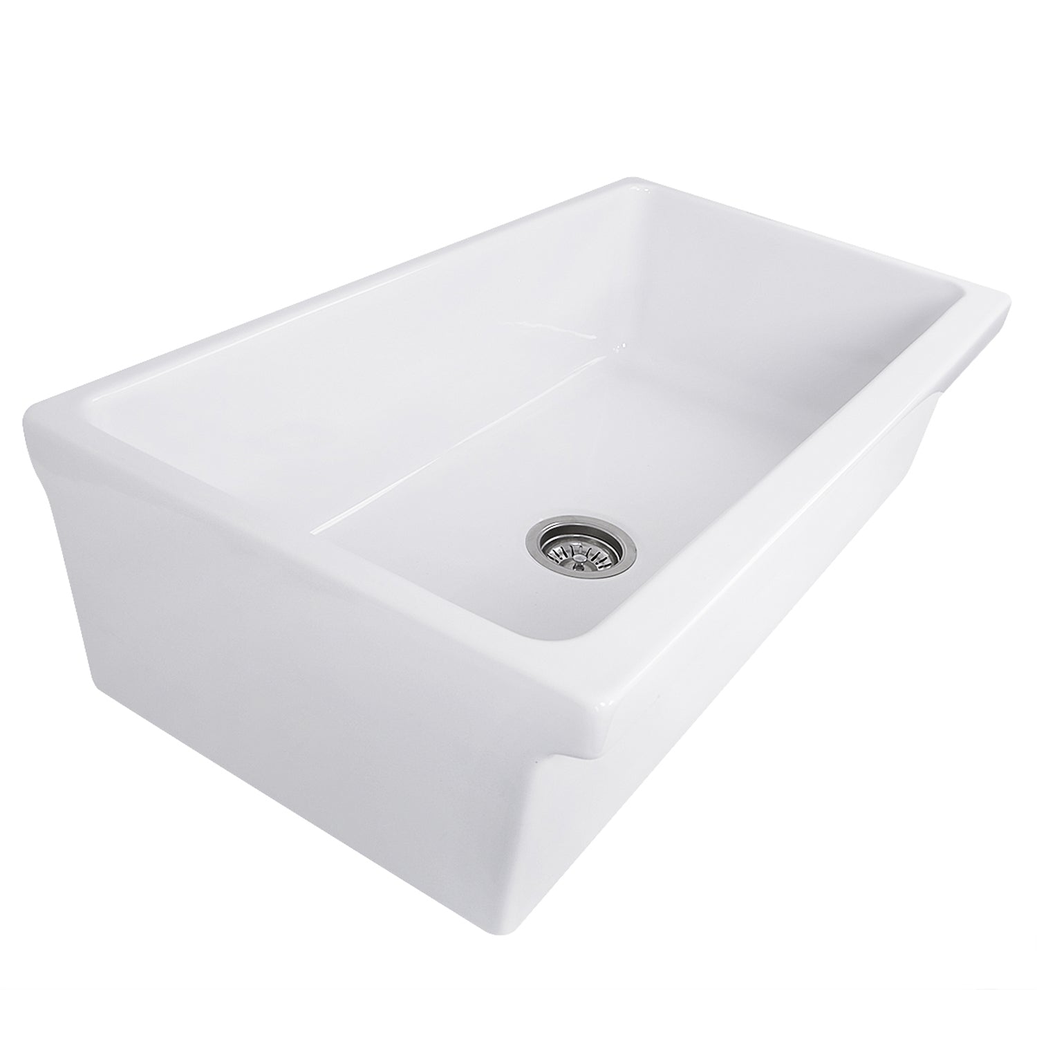 Nantucket Sinks 36" Decorative Farmhouse Fireclay Sink