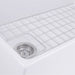 Nantucket Sinks 36" Farmhouse Fireclay Sink with Offset Drain and Grid