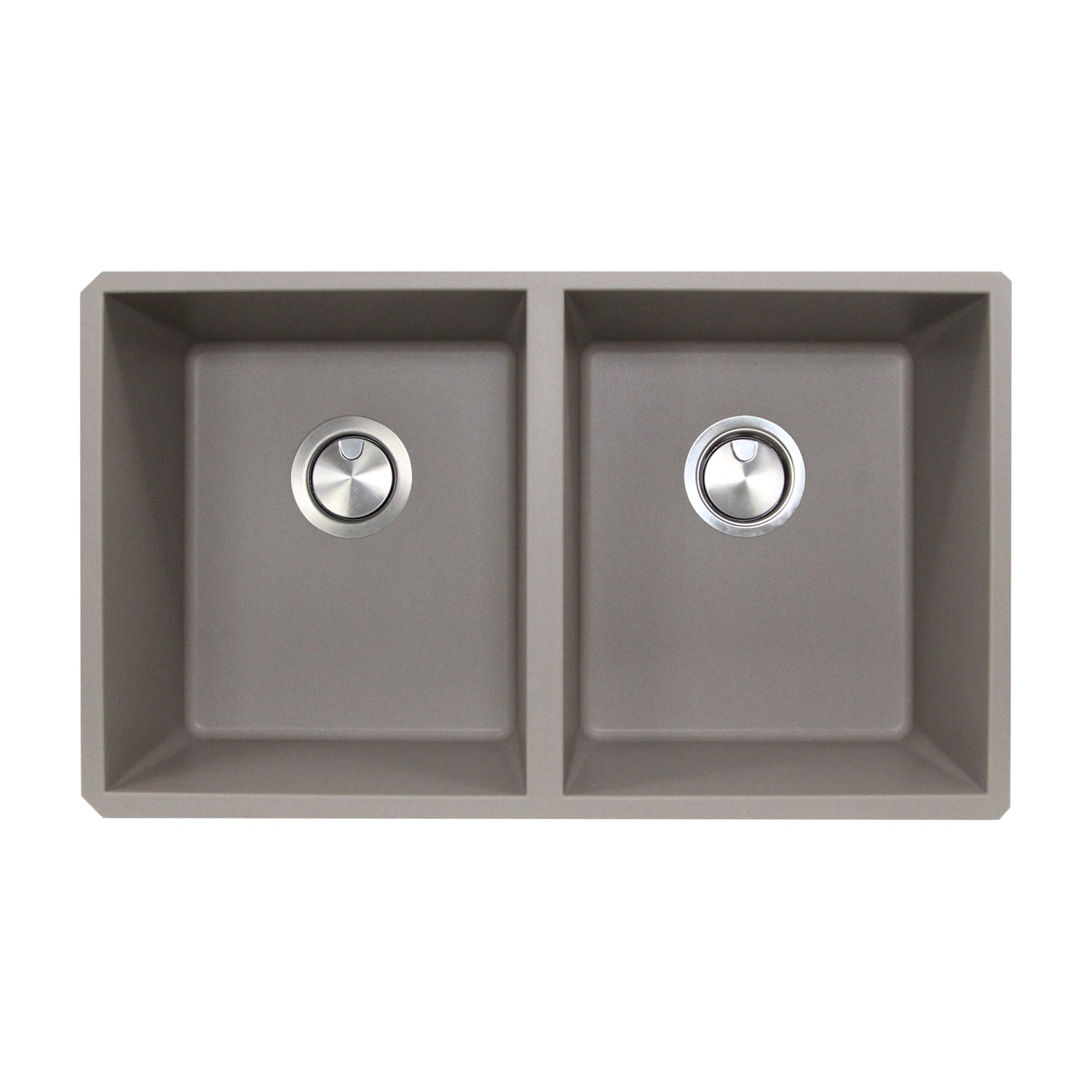 Nantucket Sinks 50/50 Double Bowl Undermount Granite Composite