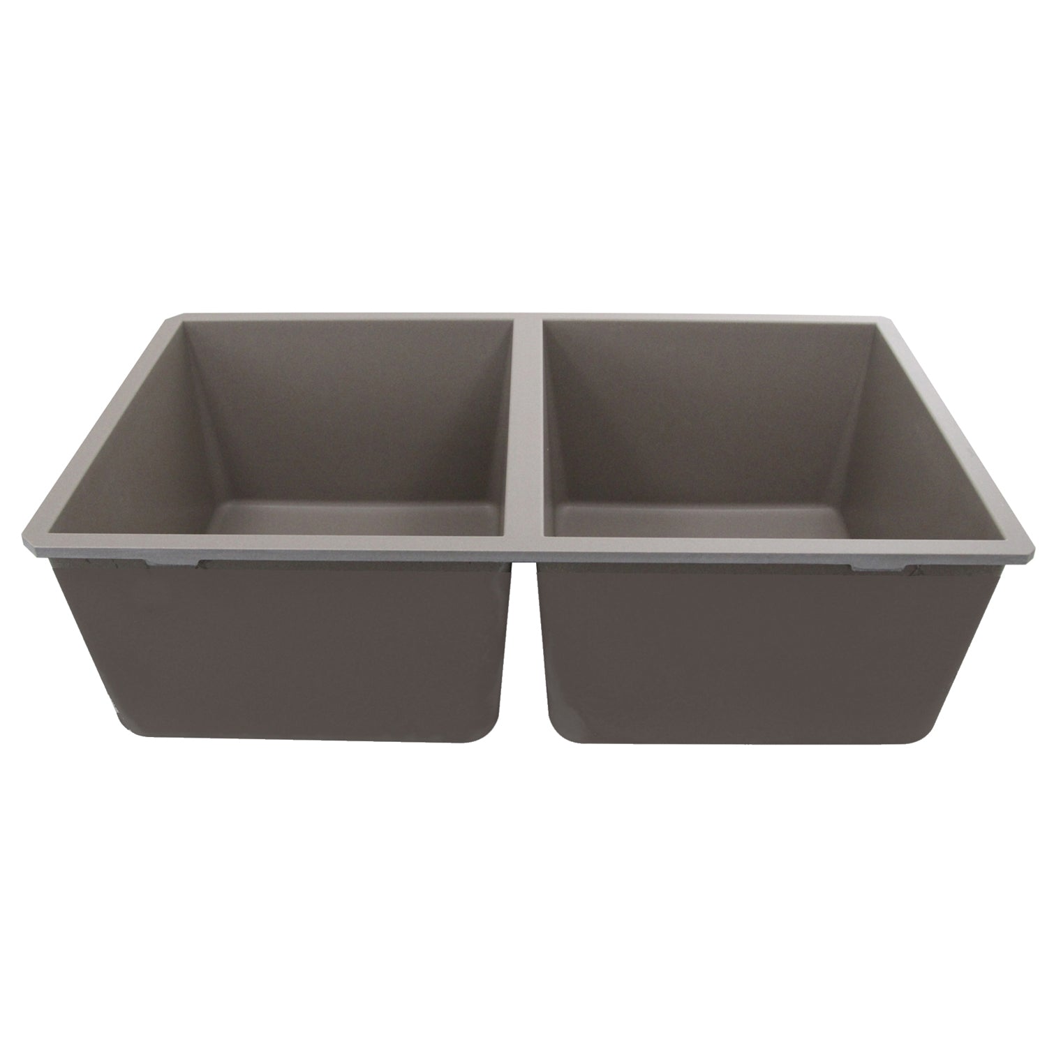 Nantucket Sinks 50/50 Double Bowl Undermount Granite Composite