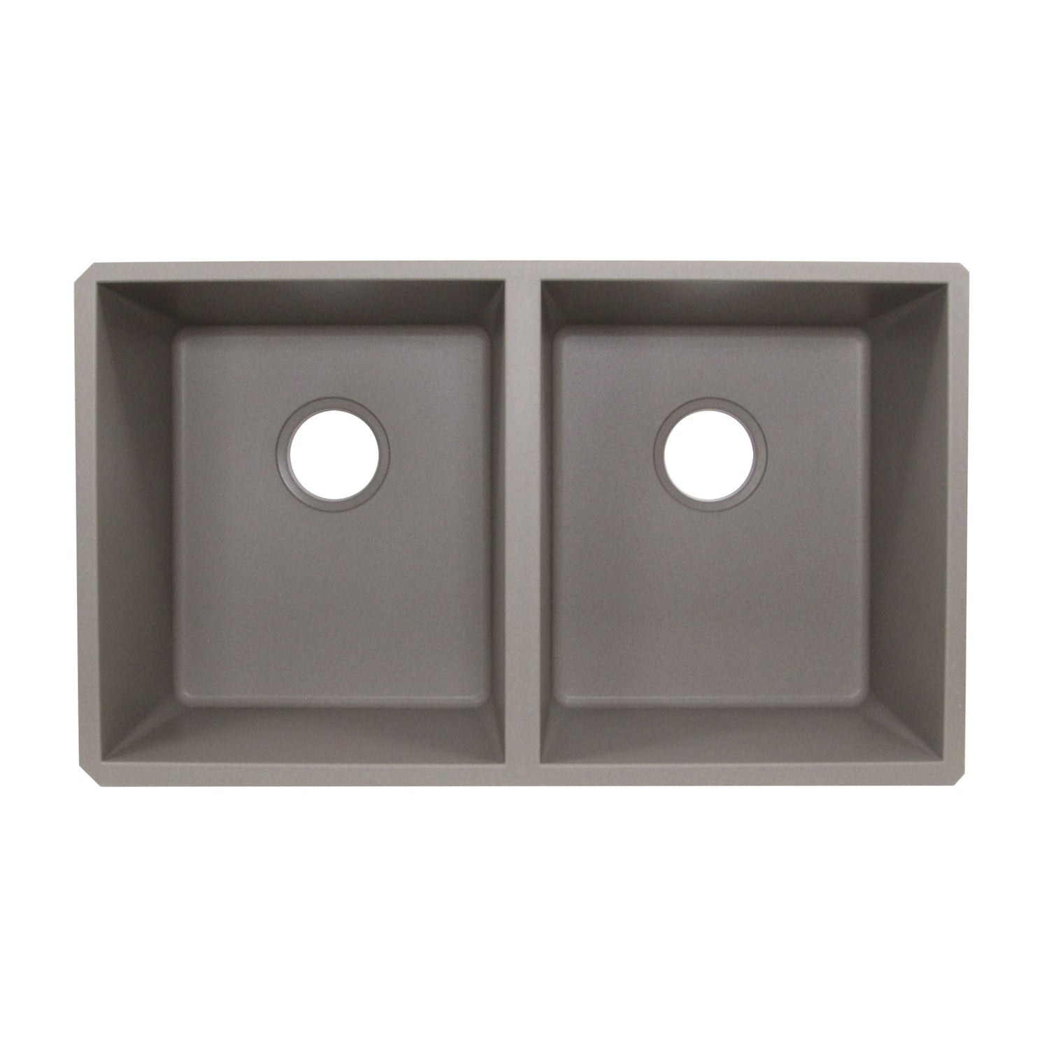 Nantucket Sinks 50/50 Double Bowl Undermount Granite Composite