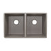Nantucket Sinks 50/50 Double Bowl Undermount Granite Composite