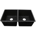 Nantucket Sinks 50/50 Double Bowl Undermount Granite Composite