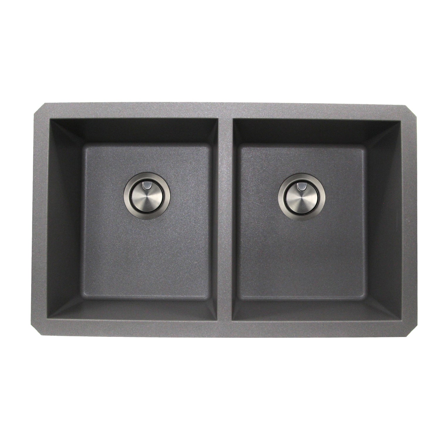 Nantucket Sinks 50/50 Double Bowl Undermount Granite Composite