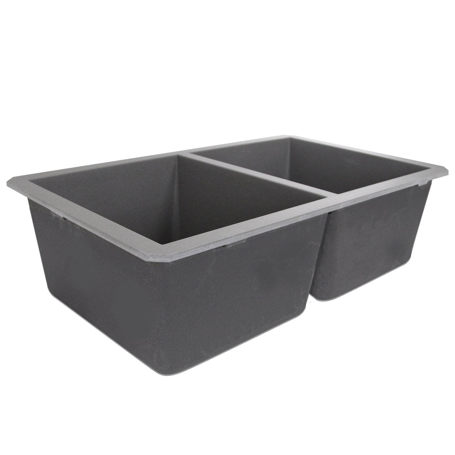 Nantucket Sinks 50/50 Double Bowl Undermount Granite Composite