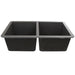 Nantucket Sinks 50/50 Double Bowl Undermount Granite Composite
