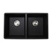 Nantucket Sinks 50/50 Double Bowl Undermount Granite Composite