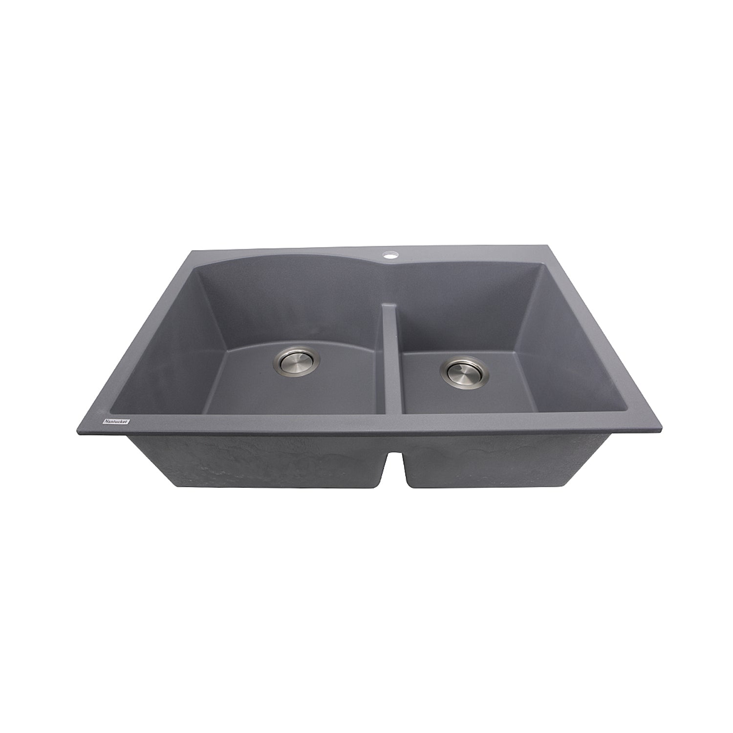 Nantucket Sinks 60/40 Double Bowl Dual-Mount Granite Composite