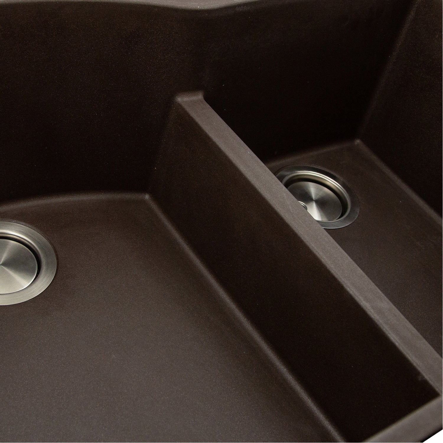 Nantucket Sinks 60/40 Double Bowl Undermount Granite Composite