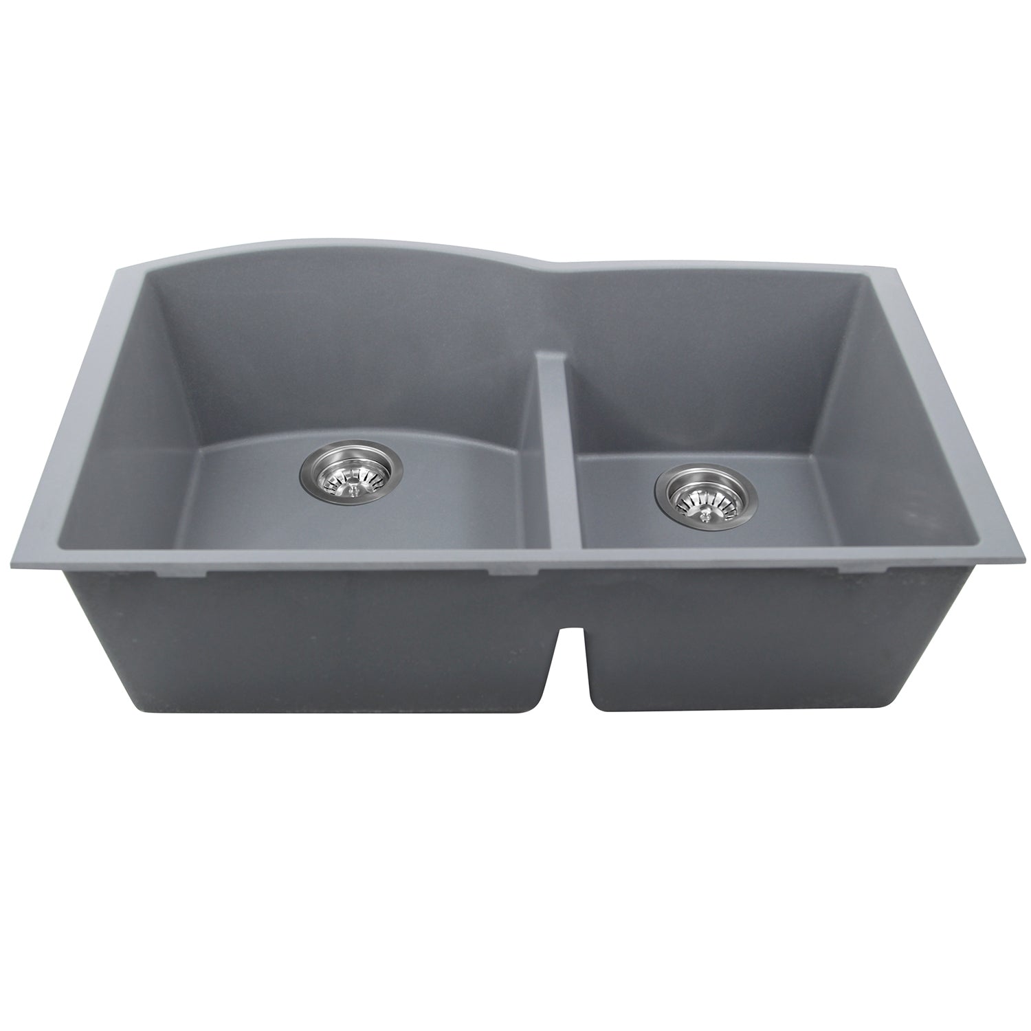 Nantucket Sinks 60/40 Double Bowl Undermount Granite Composite