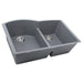 Nantucket Sinks 60/40 Double Bowl Undermount Granite Composite