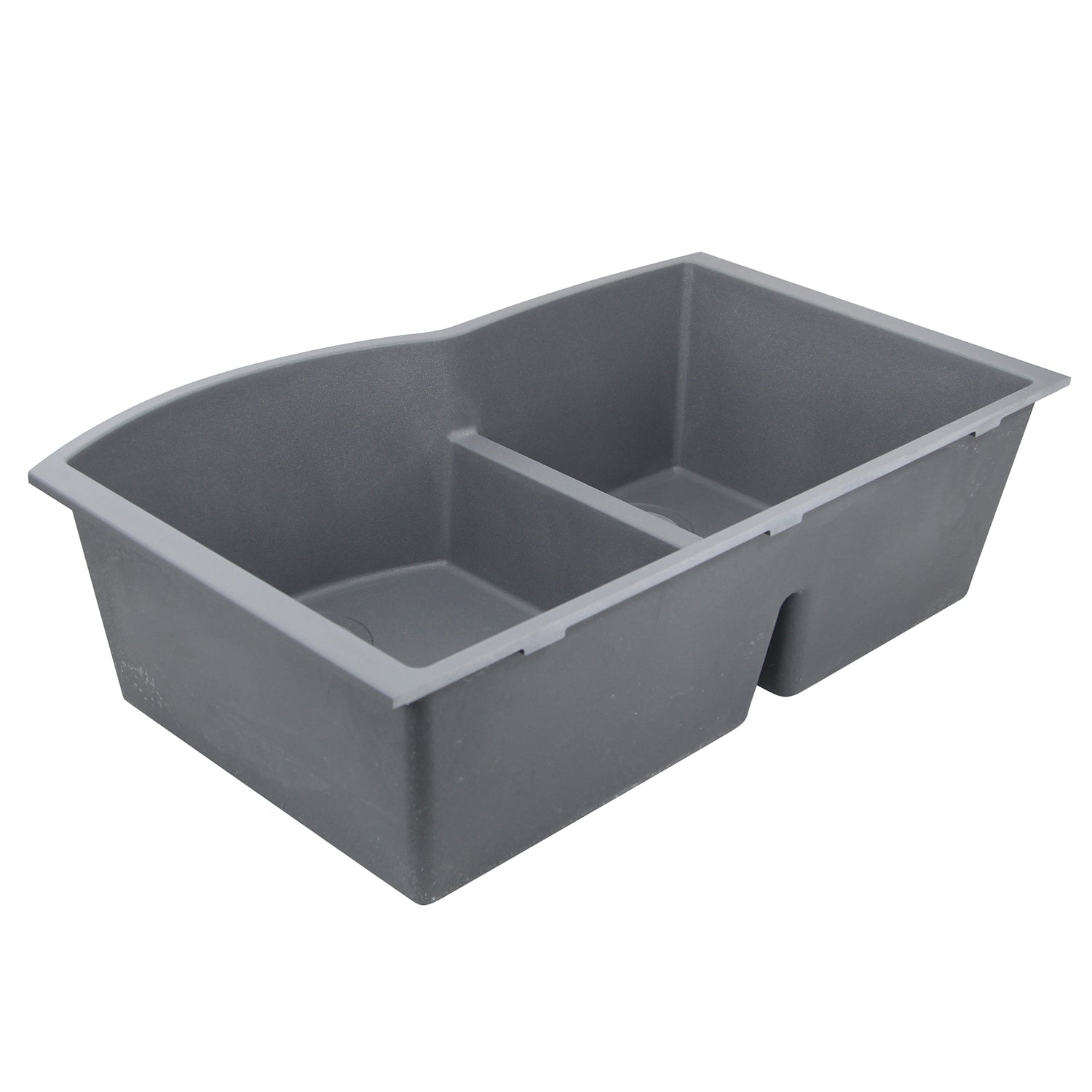 Nantucket Sinks 60/40 Double Bowl Undermount Granite Composite