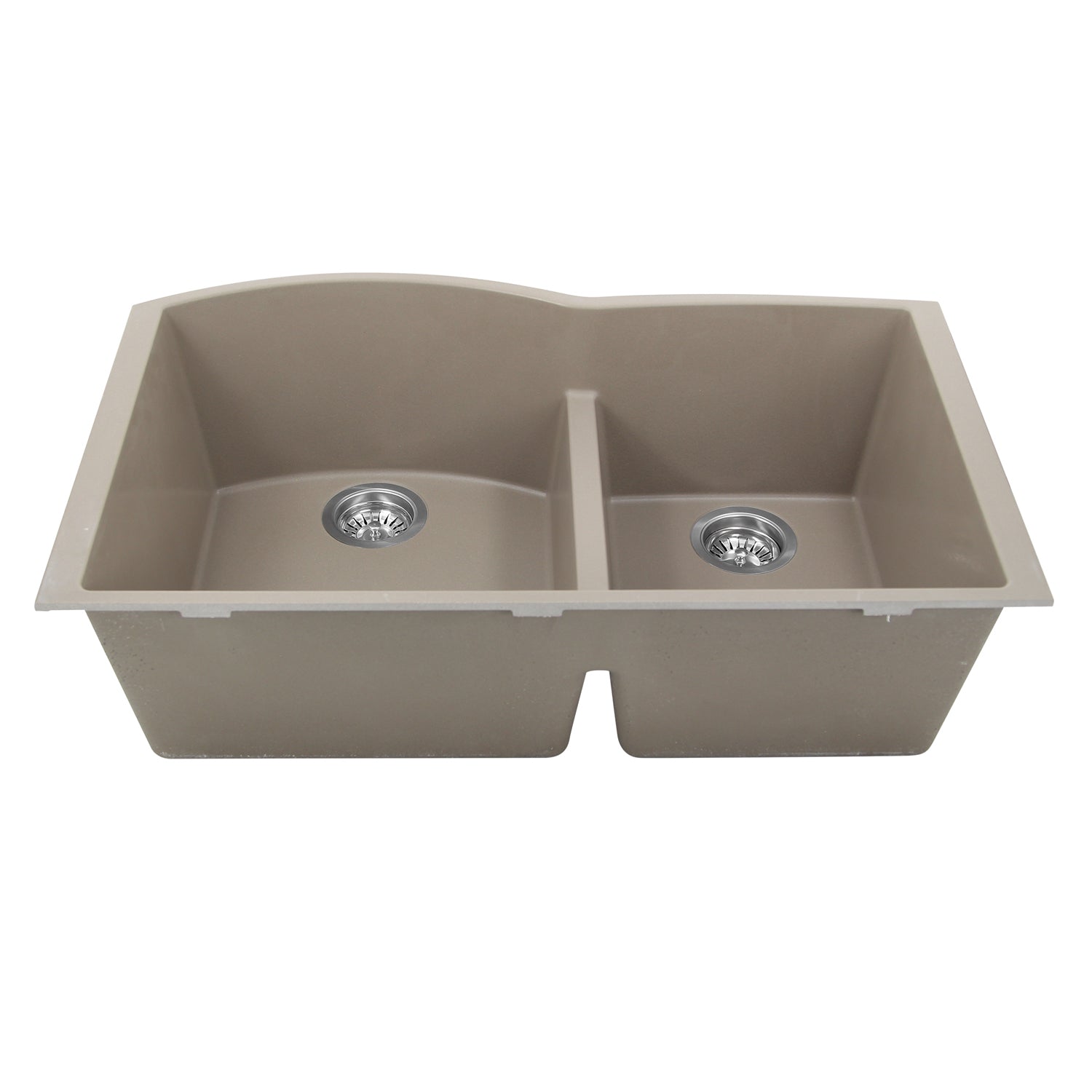 Nantucket Sinks 60/40 Double Bowl Undermount Granite Composite