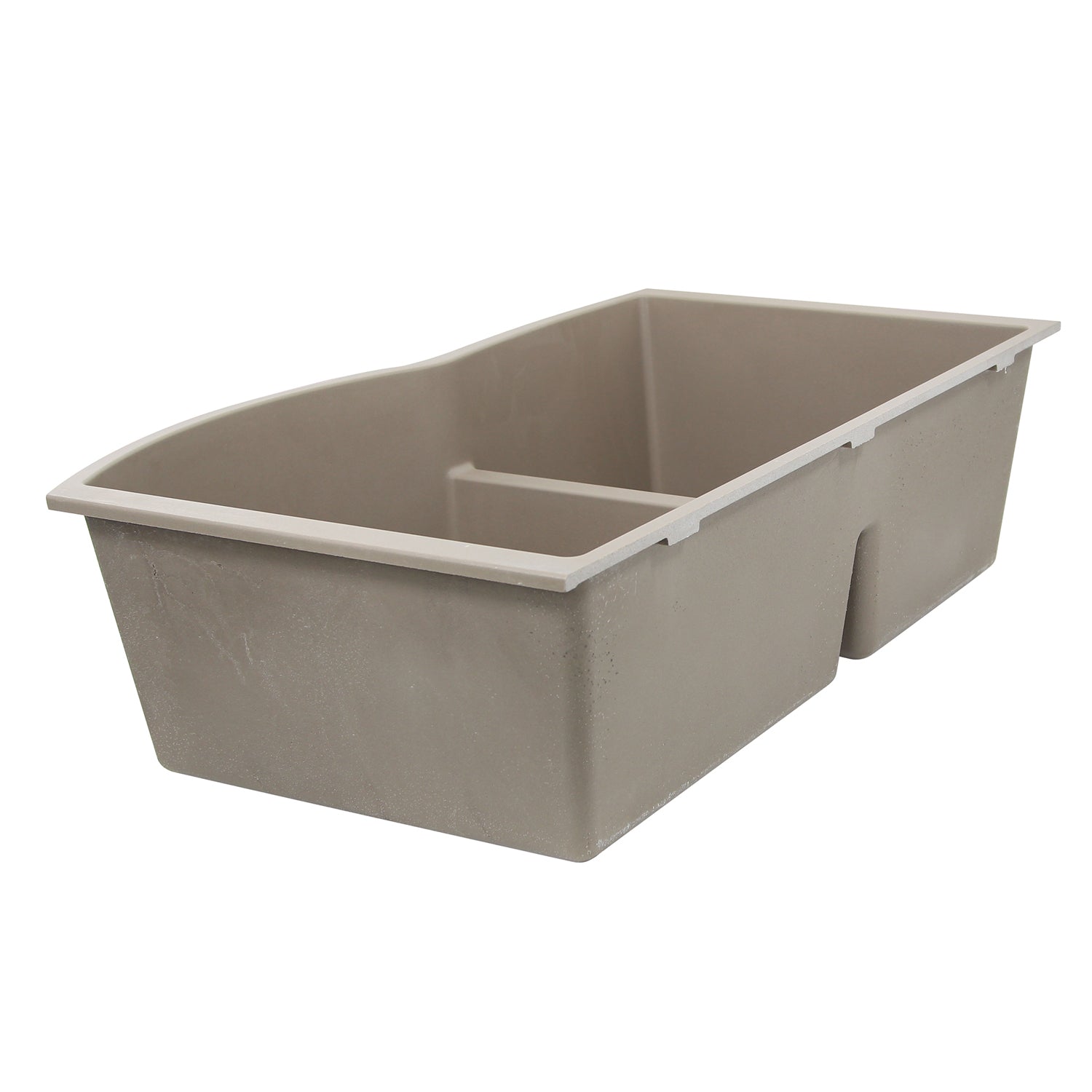 Nantucket Sinks 60/40 Double Bowl Undermount Granite Composite