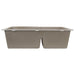 Nantucket Sinks 60/40 Double Bowl Undermount Granite Composite