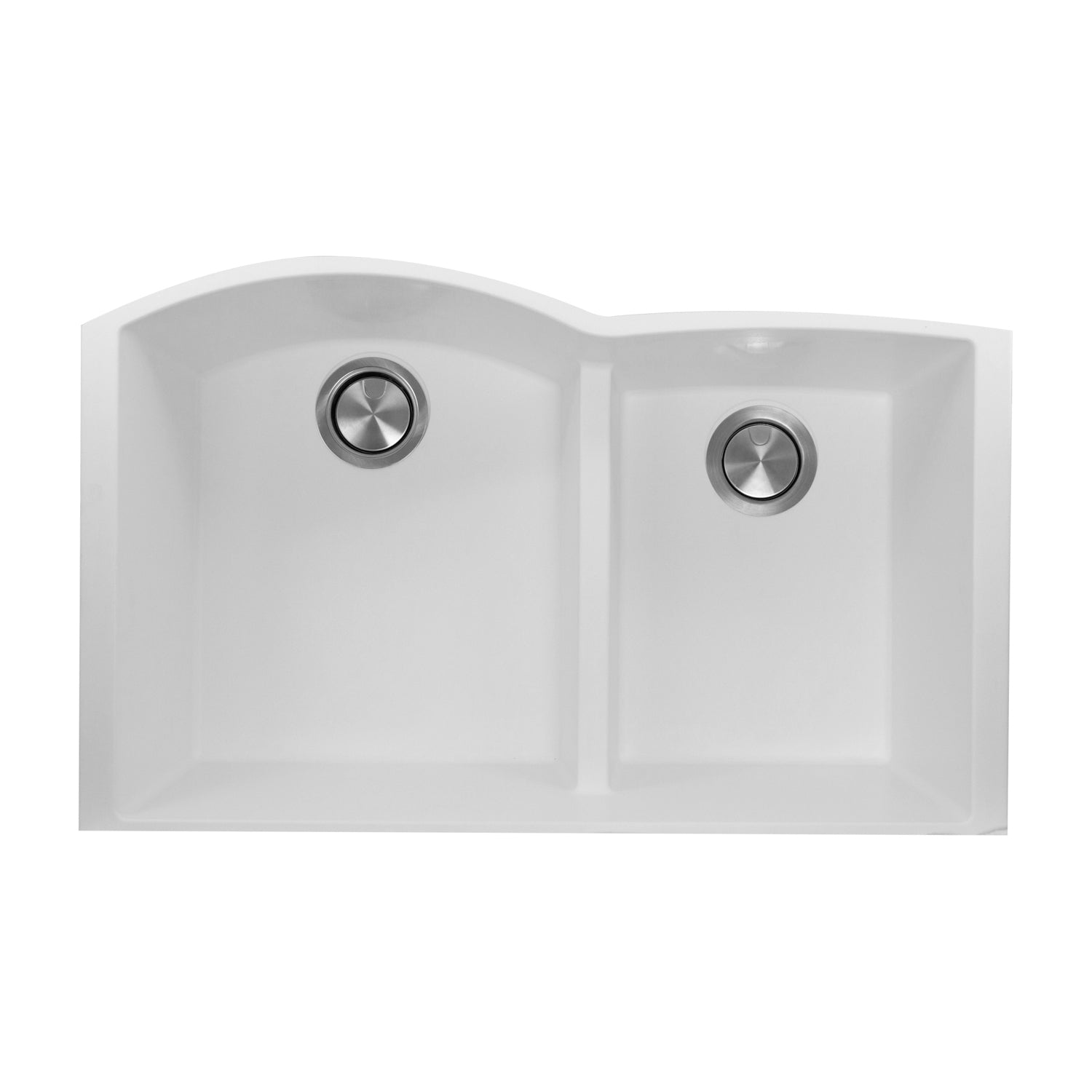Nantucket Sinks 60/40 Double Bowl Undermount Granite Composite