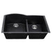 Nantucket Sinks 60/40 Double Bowl Undermount Granite Composite