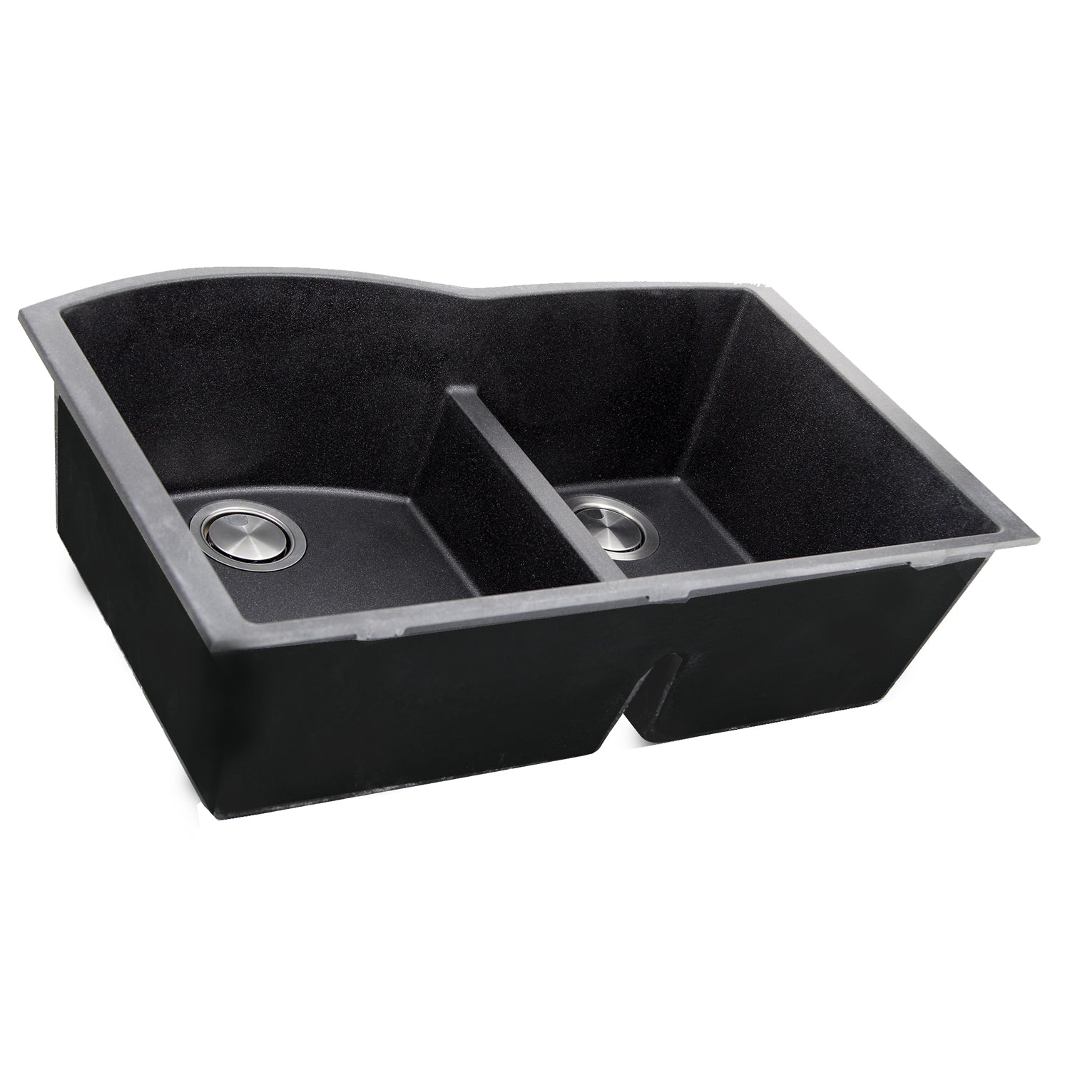 Nantucket Sinks 60/40 Double Bowl Undermount Granite Composite