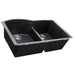 Nantucket Sinks 60/40 Double Bowl Undermount Granite Composite