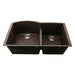 Nantucket Sinks 60/40 Double Bowl Undermount Granite Composite