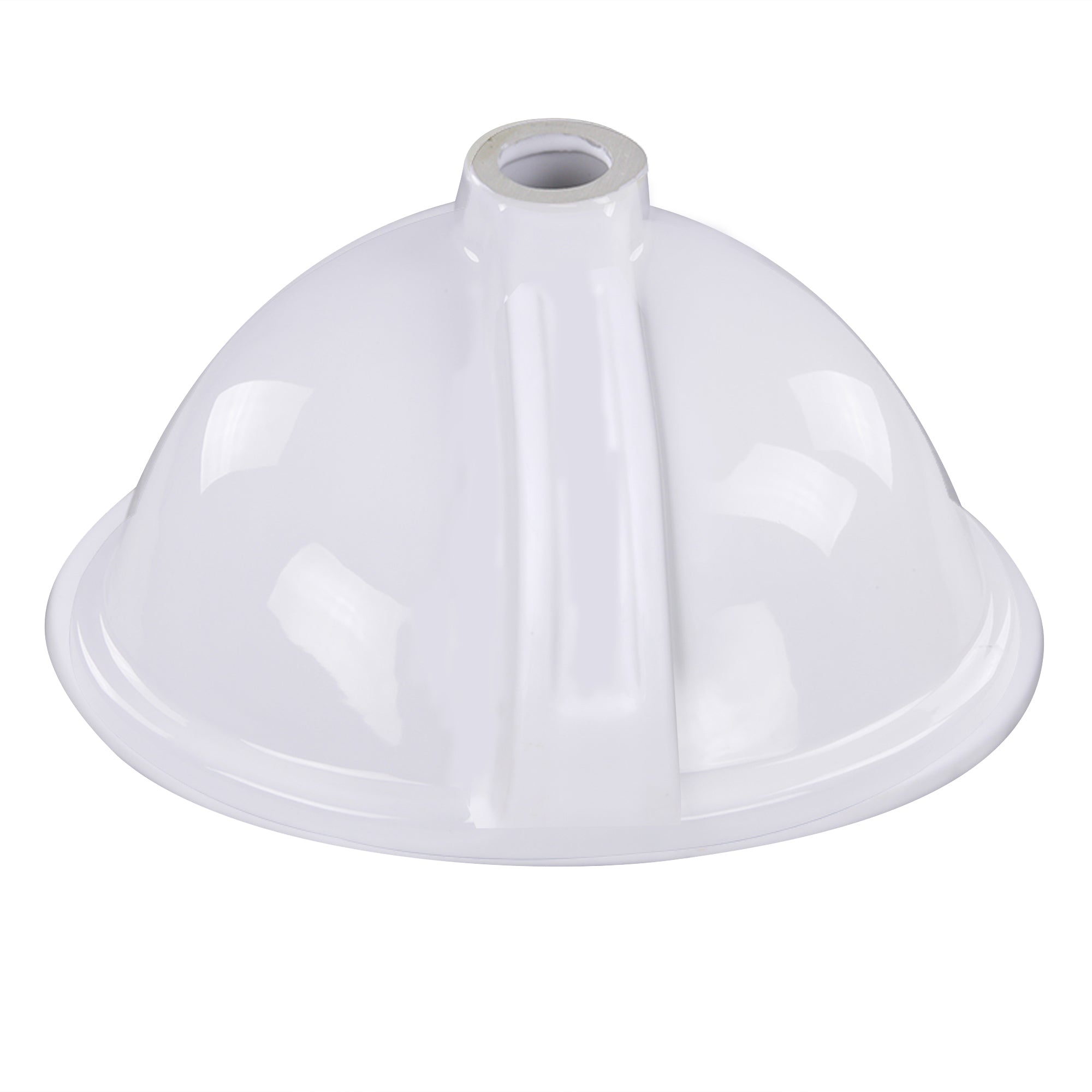 Nantucket Sinks Glazed Bottom 13x10 Undermount Ceramic Sink In White