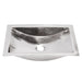 Nantucket Sinks Hand Hammered Stainless Steel Rectangle Undermount Bathroom Sink