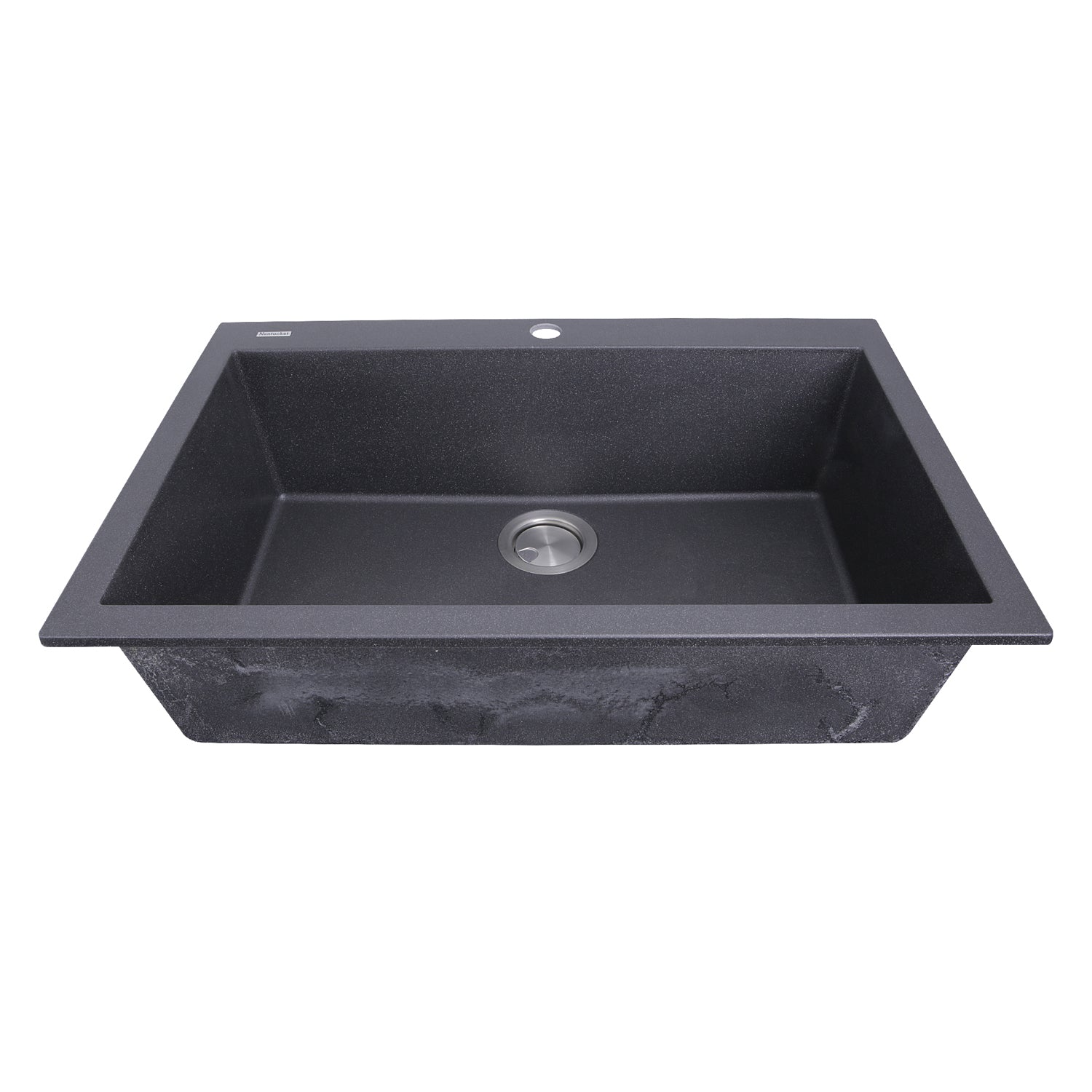 Nantucket Sinks Large Single Bowl Dual-Mount Granite Composite Sinks