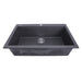 Nantucket Sinks Large Single Bowl Dual-Mount Granite Composite Sinks