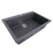 Nantucket Sinks Large Single Bowl Dual-Mount Granite Composite Sinks