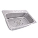 Nantucket Sinks NS3322-8 33" Large Rectangle Single Bowl 18 Gauge Stainless Steel Drop in Kitchen Sink
